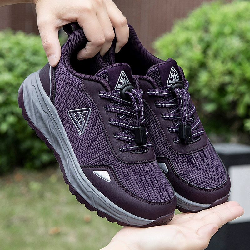 Обувь для пожилых женщин осенью и зимой плюс бархат теплые спортивные туфли для мамы износостойкие хлопчатобумажные туфли для пожилых людей толстые кроссовки