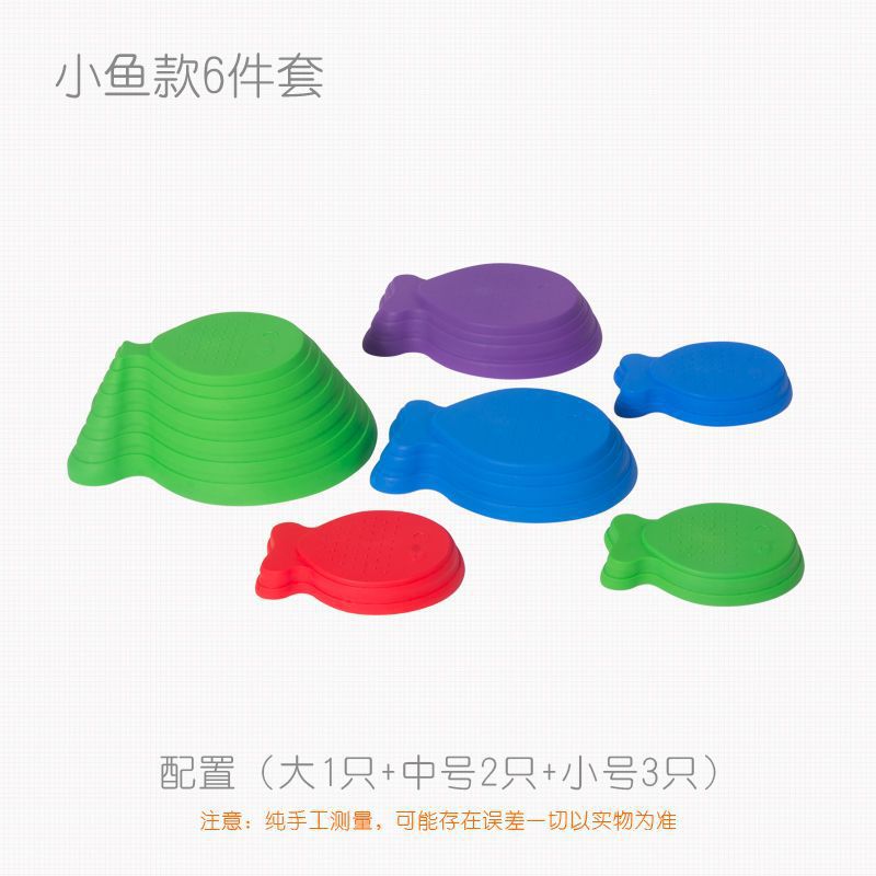 Estrella de mar pez pequeño que cruza el río piedra equipo de entrenamiento de integración sensorial para niños piedra de equilibrio antideslizante juguete de ejercicio físico táctil