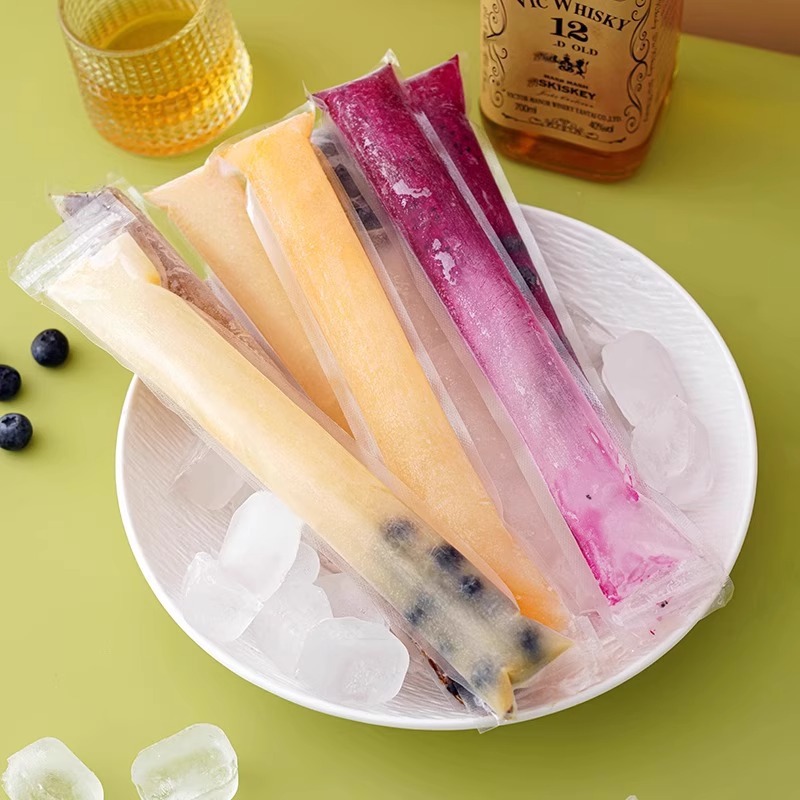 Bolsas Desechables para Paletas de Hielo, Congelación Rápida, Fácil Desmolde