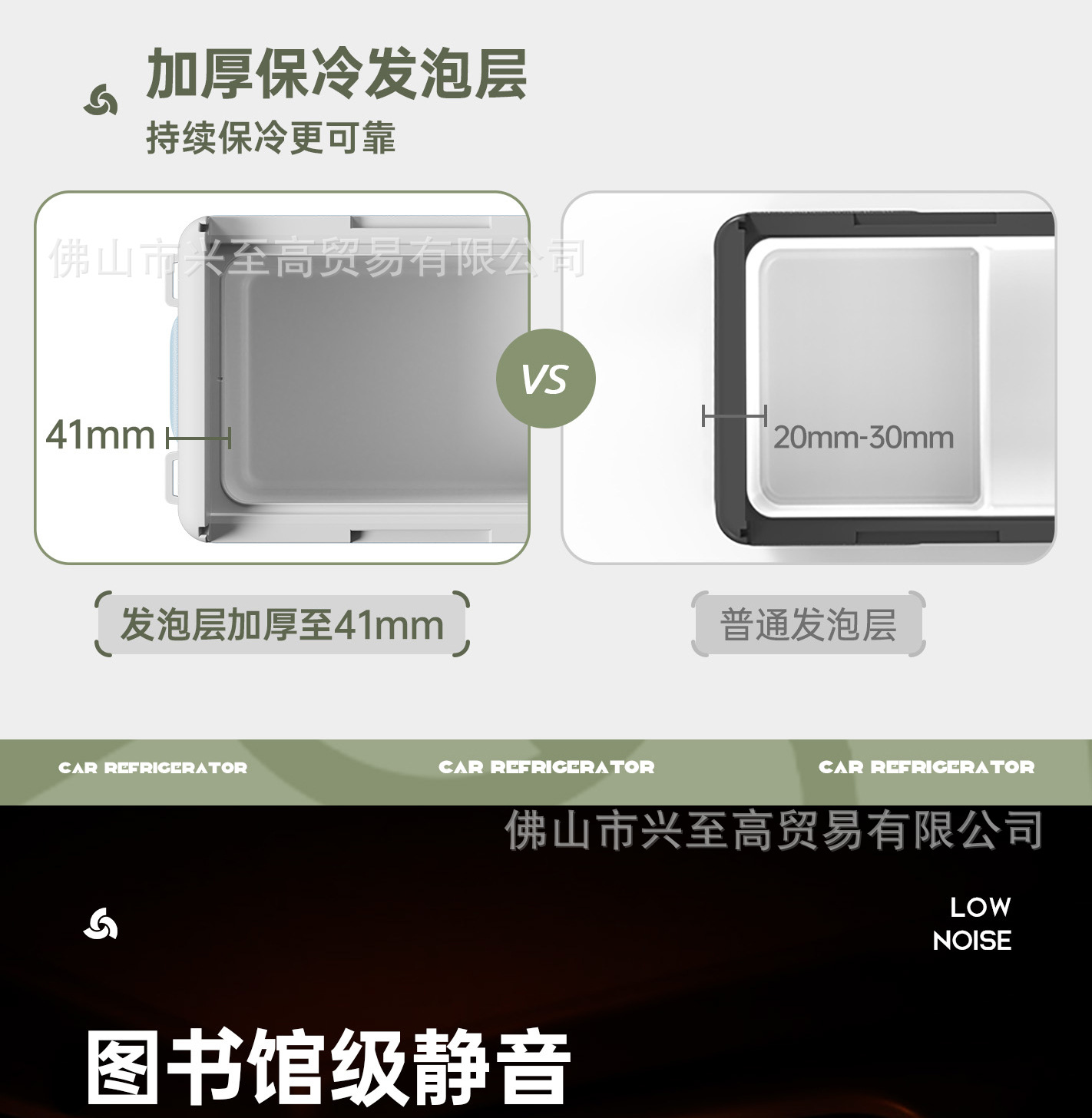 Zhigao Car Refrigerator 24V for Large Trucks and Home Use, Dual-Purpose Refrigeration Compressor Freezer, 12V Outdoor