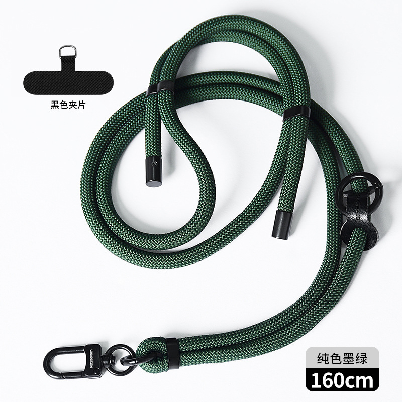 Cordón de teléfono móvil al por mayor crossbody ajustable avanzado Halter muñeca tejida Sling back clip caja del teléfono móvil correa de cordón