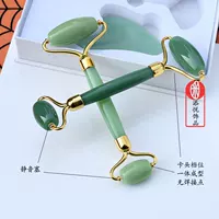 Оптовая Dongling Jade соскабливающая пластина контейнер для красоты лица массажный ролик синтетический нефрит массажный соскабливающий костюм