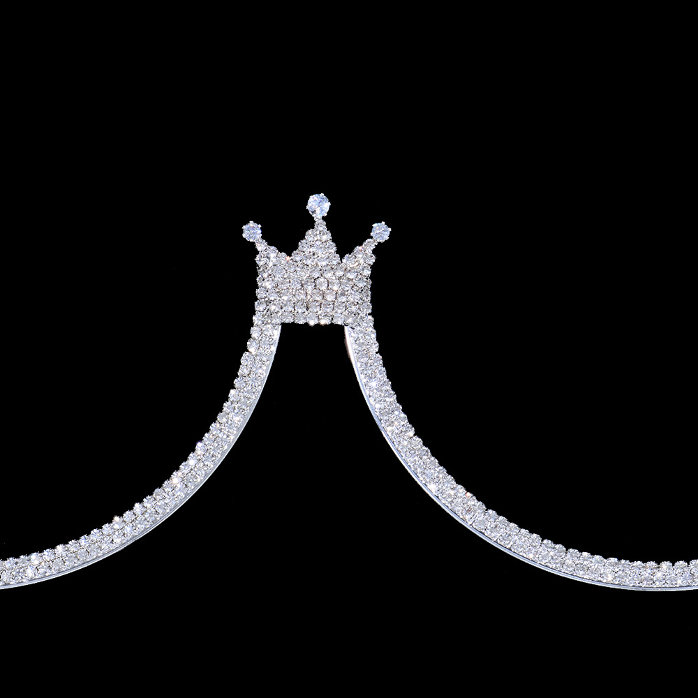 Rhinestone Body Chain - Silver