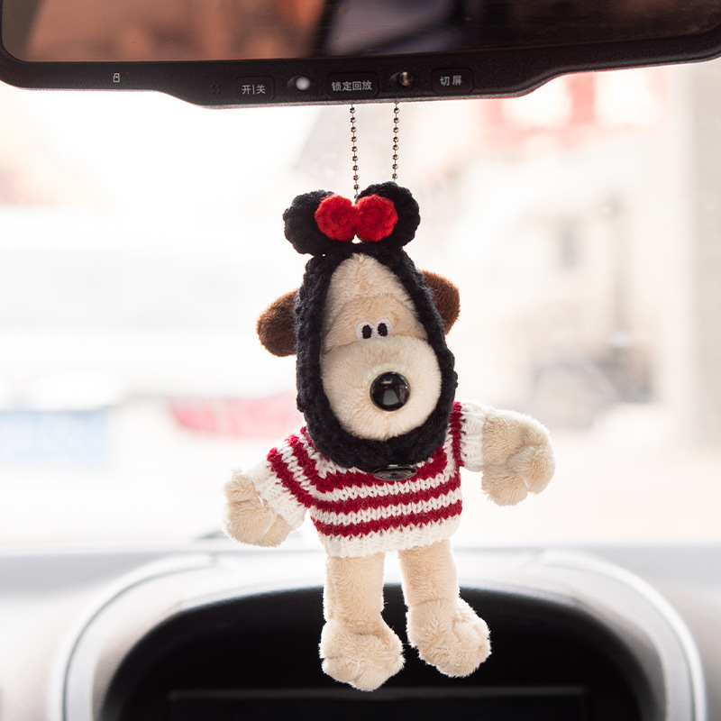 Красная подвеска с бантиком