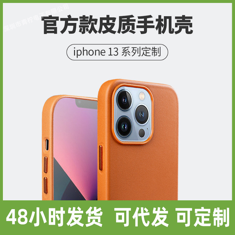 Anti-Drop ins Fashionable Phone Case for iPhone 13Pro magsafe Magnetic PU Phone Case