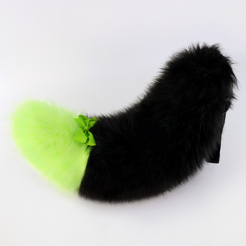 ハロウィーンの手作り獣の尾のぬいぐるみのふわふわした尾の多色のシミュレーション犬の尾Lolitaキツネの漫画の装飾|undefined