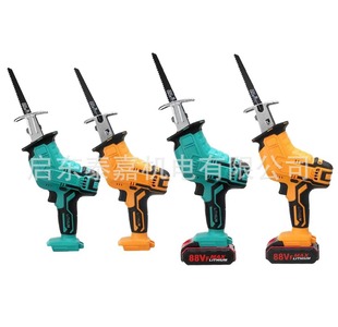 Lithium electric reciprocating saw household multifunctional portable chainsaw woodworking chainsaw portable saw metal small saber saw wholesale