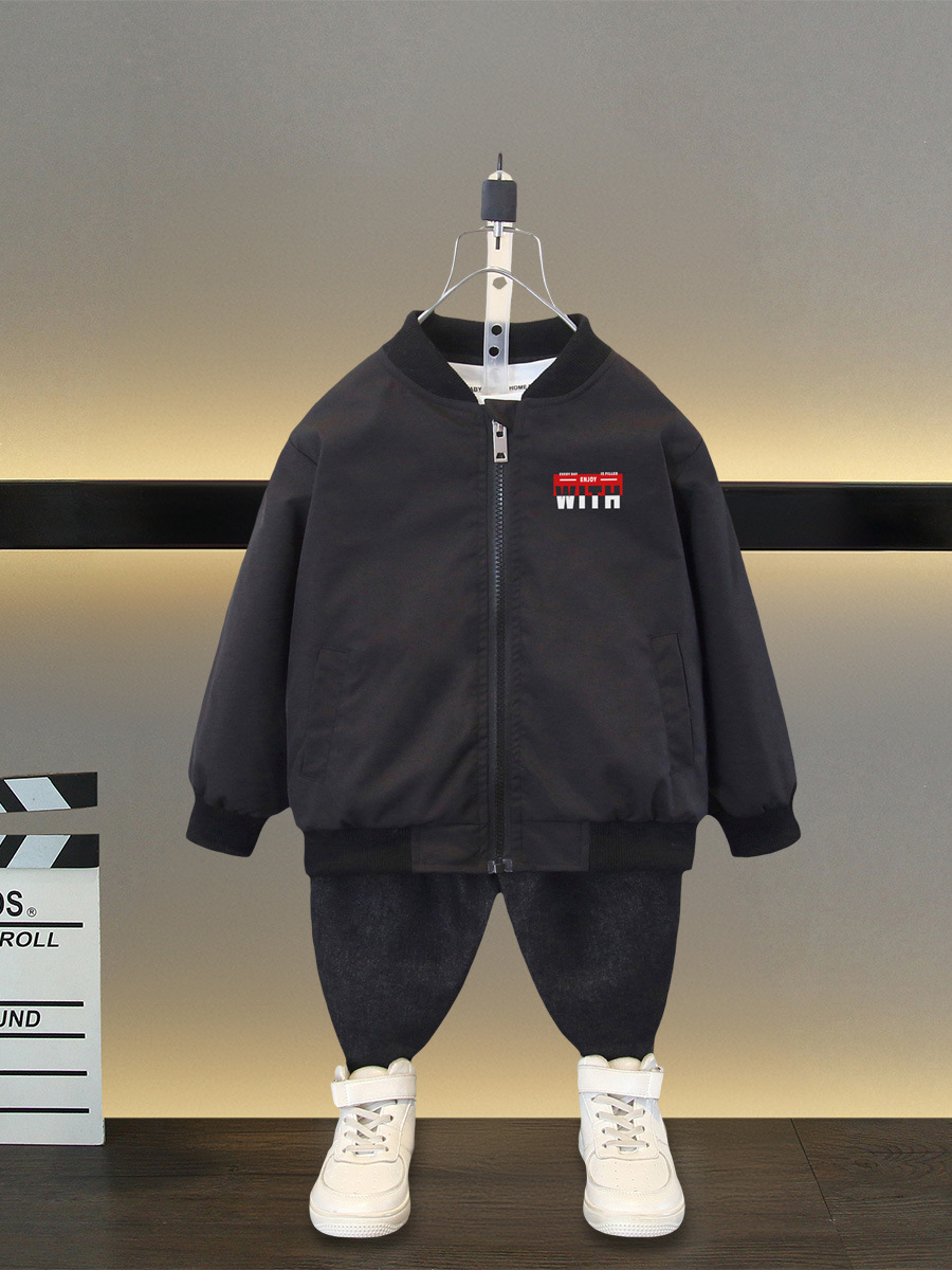 Chaquetas de primavera para niños 2025 nuevas chaquetas de primavera y otoño para niños y niñas Chaquetas de calle fritas de primavera