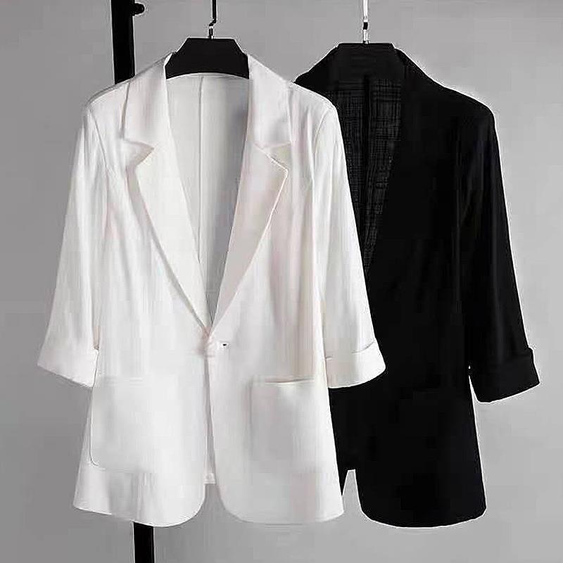 Thin summer classic suit jacket for leisure