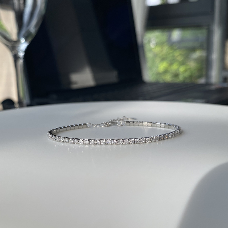 7g Weight 925 Sterling Silver Bracelets Simple Style Classic Style