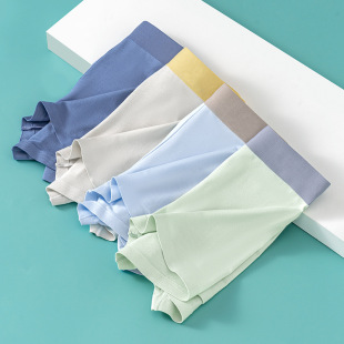 Children's underwear men's flat angle seamless modal big children's wholesale student boys shorts 5a antibacterial shorts head