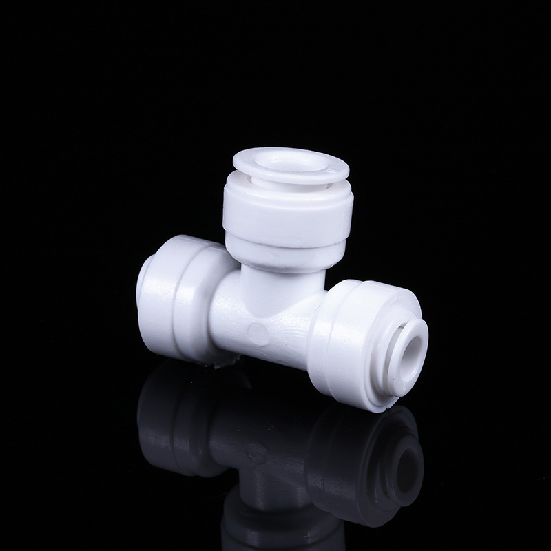 T-tipo de tres vías purificador de agua del hogar máquina de agua pura accesorios tostador de 2 minutos de vuelta de 3 minutos conexión rápida accesorios de conector de enchufe rápido