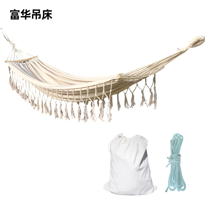 F1Vins fluye bohemia camping picnic al aire libre espesar foto lienzo interior doble swing silla de suspensión