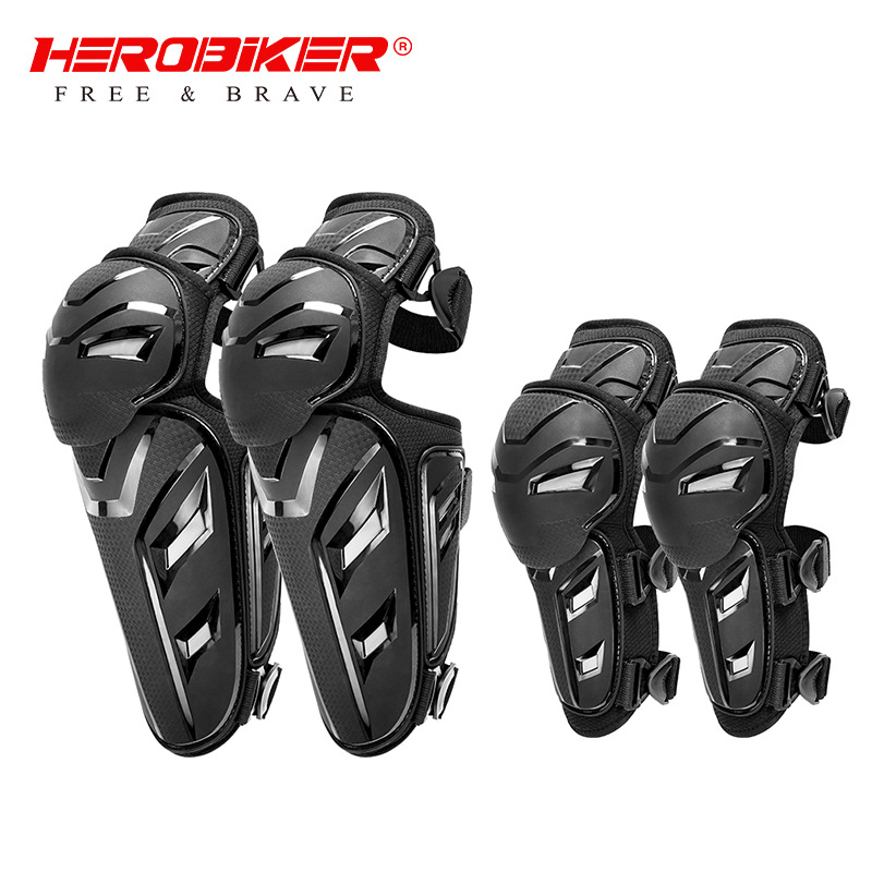 Motocicleta rodilla protector codo ciclismo anti-caída equipo de deportes al aire libre conjunto de protector de brazo de desmontaje rápido protector de brazos para hombres y mujeres