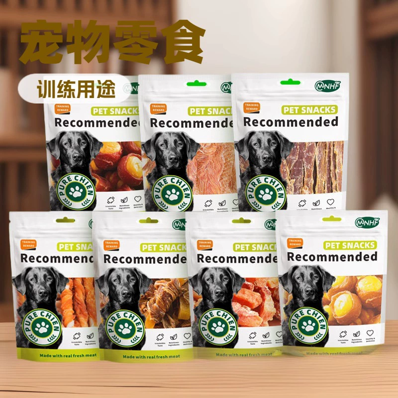 Новые лакомства для домашних животных, мясо курицы и утки, сухая шлифовка зубов, поощрения для дрессировки собак, лакомства для собак из чистого мяса, трансграничная оптовая торговля и доставка.