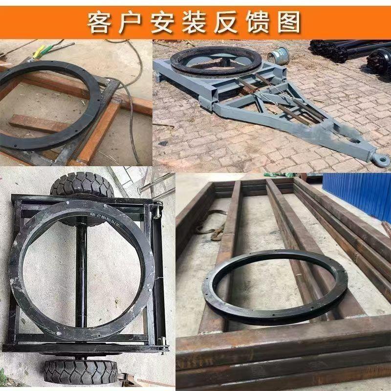 Two-Wheel Universal Turntable Trailer Steering Plate Accessories
