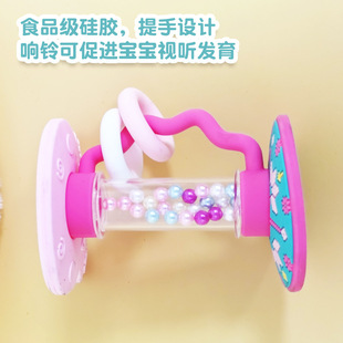 Amazon New Baby Rattle Baby Multifunctional Soothing Toy Silicone Teeth Grasp Toy Factory Outlet