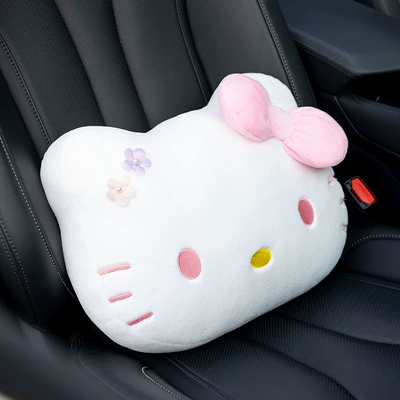 Headrest Kt Cat Car Sofa - sakura-pink-small-waist-rests-on-a-4030cm-in-the-description