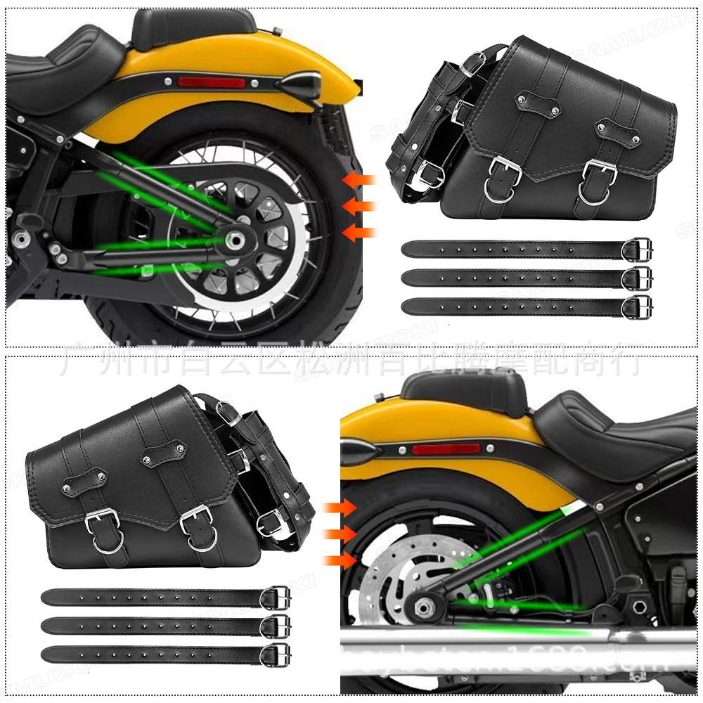 Motorcycle Water Cup Bag Hanging Bag Side Bag Suitable for Harley 883 1200 Prince Motorcycle Modification Tool Bag