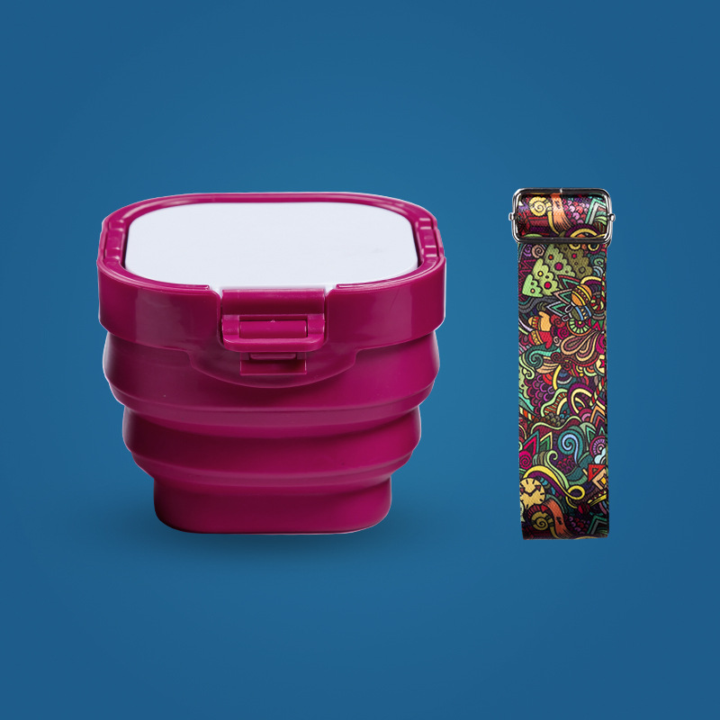 Xiupu cubo plegable arte acuarela herramienta traje multifunción pigmento caja hidratante paleta