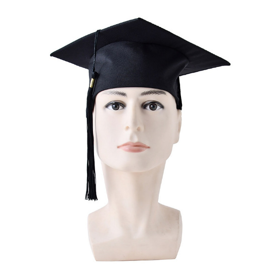 2023 nueva fábrica al por mayor temporada de graduación sombrero de soltero sombrero de adulto de la Universidad sombrero de doctor sombrero de borde de oro sombrero de fiesta bi