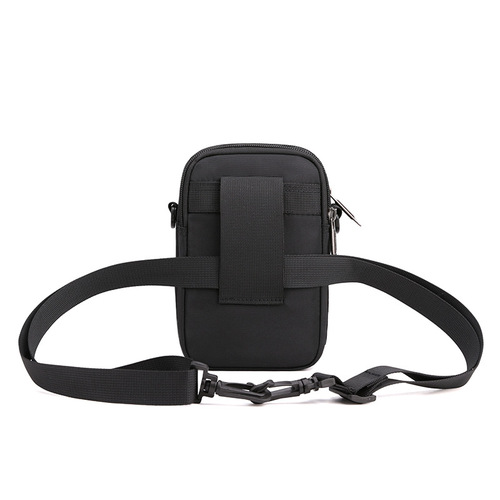 Men's Mini Crossbody Bag, Phone Bag, Wallet, Key Case, Multifunctional Waist Bag 65330#