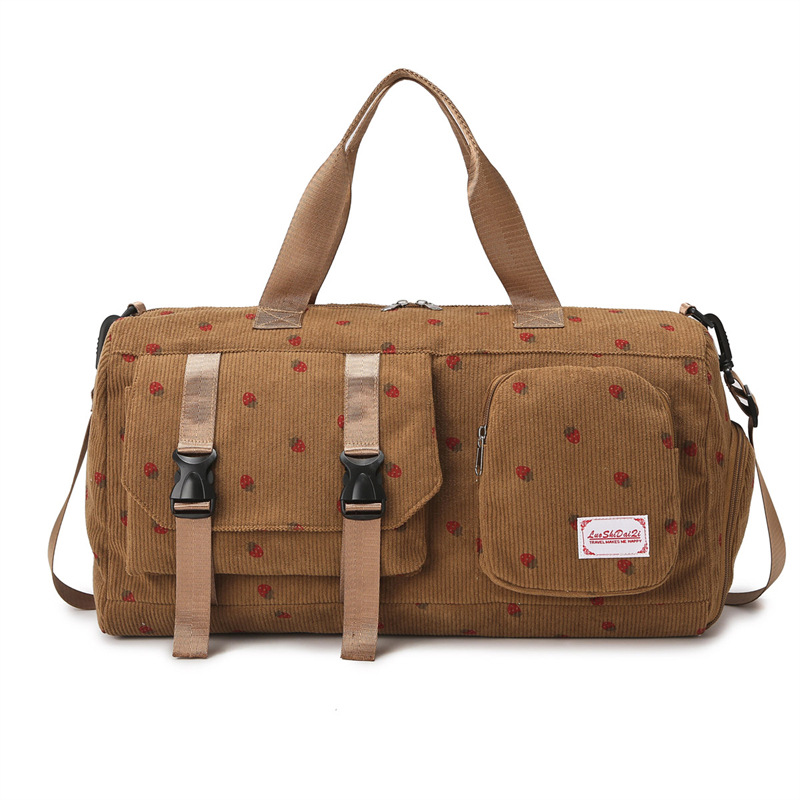 Bolsa de viaje transfronteriza portátil plegable para viajes cortos, bolsa de fitness ligera de gran capacidad, bolsa de fresa image 9