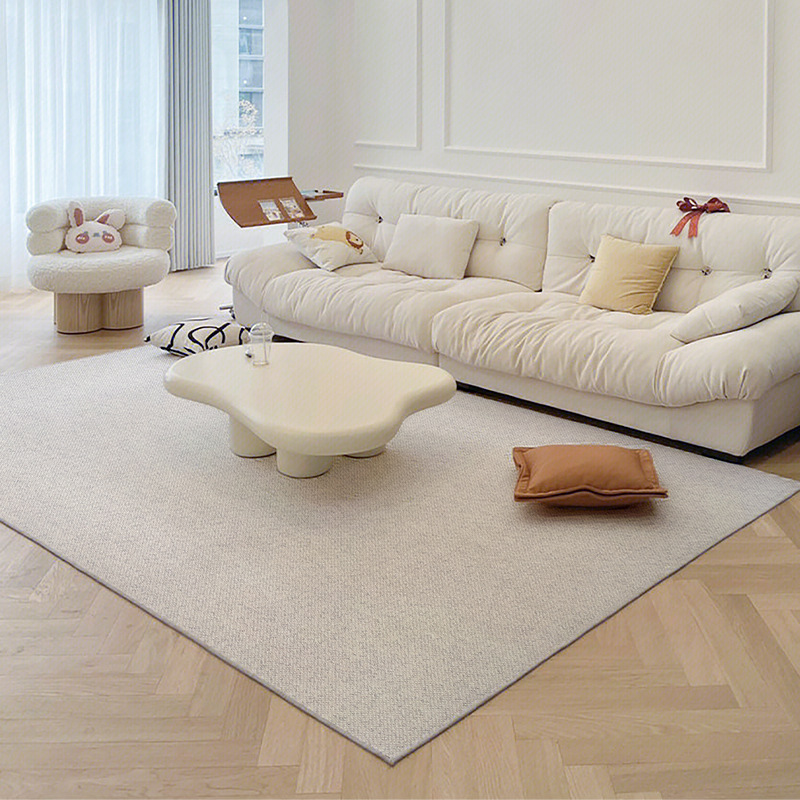 Alfombra de sala de estar de lana ligera de lujo resistente a la suciedad fácil de cuidar mantas de mesa de té sofá doméstico dormitorio personalizado al por mayor esteras gruesas