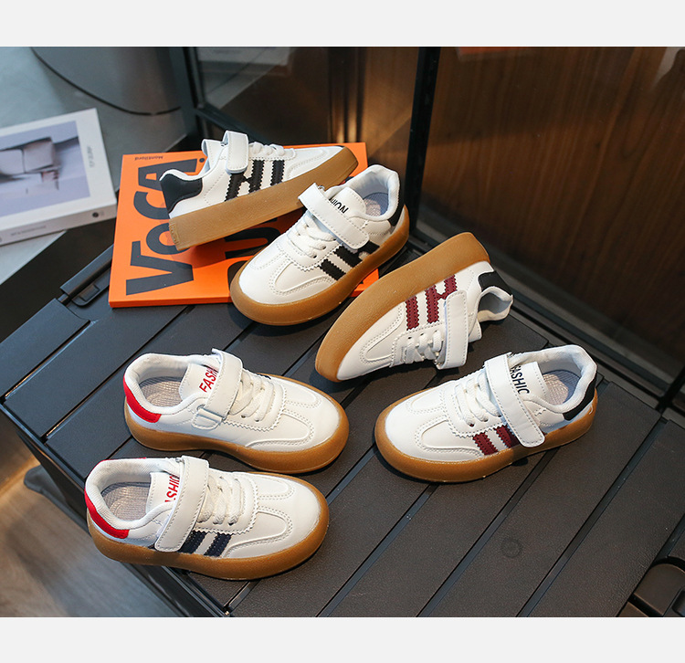 Children's Forrest Gump Shoes 2023 Autumn and Winter New Girls' Waffle Shoes Campus Boys' Moral Training Shoes_voghion.com