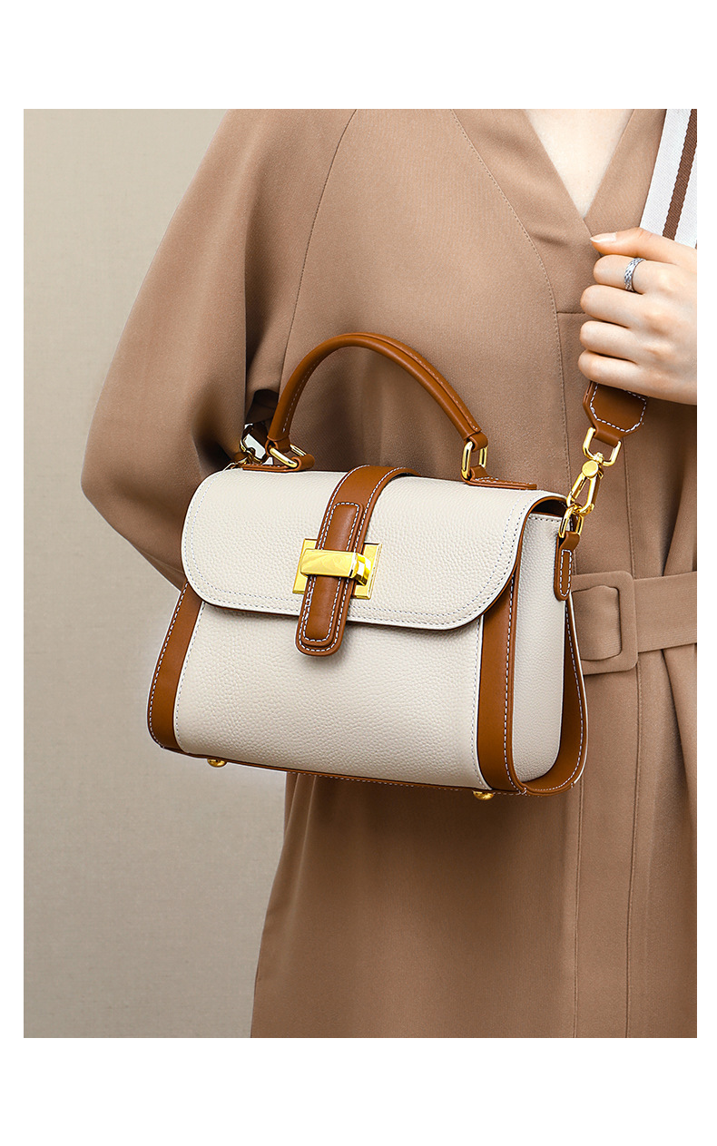 Borsa a mano da donna in vera pelle elegante e versatile_voghion.com