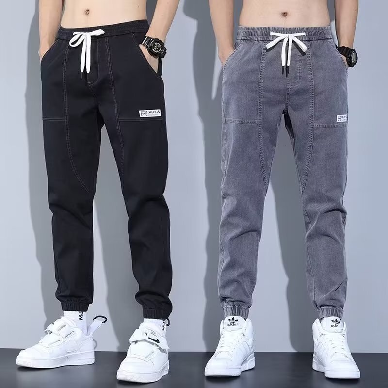 Straight-Leg Jeans for Men, Spring and Autumn, Clean Fit, Slight Flare, Slim Fit, Loose, Versatile, Trendy