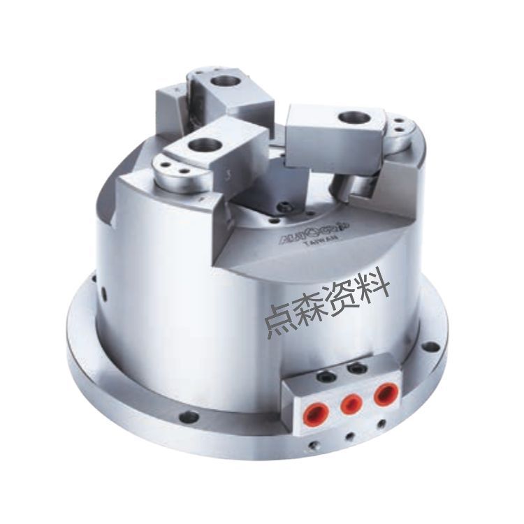 台湾佳贺液压卡盘SU-304立式爪背托后拉式卡盘SU-306立式后拉夹头