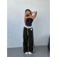 European and American Spice Girls Digital Printed Casual Pants 2025 Summer New Loose Trendy Design All-match Long Pants