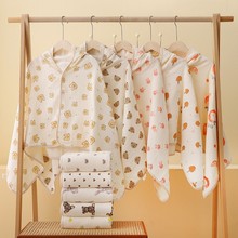 儿童斗篷代发婴童卡通浴巾浴袍 纱布纯棉柔软浴巾婴幼儿披风批发