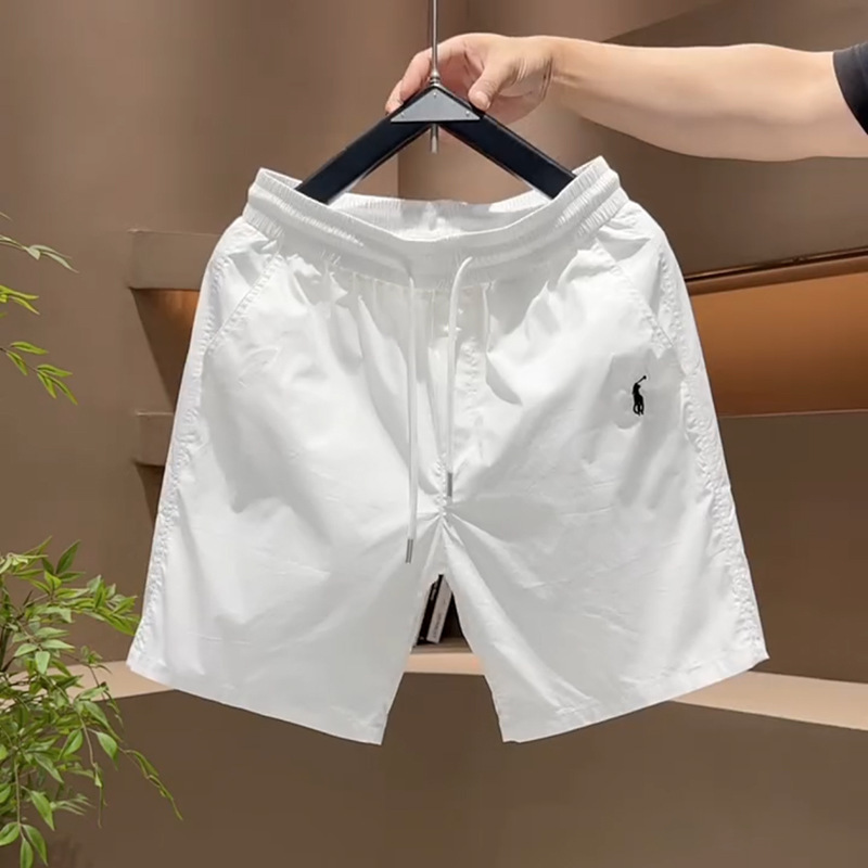 【Outlet Brand Discount】Paul Men's Embroidered Shorts Straight-Leg Quick-Dry Fashionable Versatile Trendy Brand Five-Point Shorts