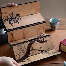 中国特色工艺品家居装饰新中式摆件出国古风屏风礼品桌面纪中瑞芩