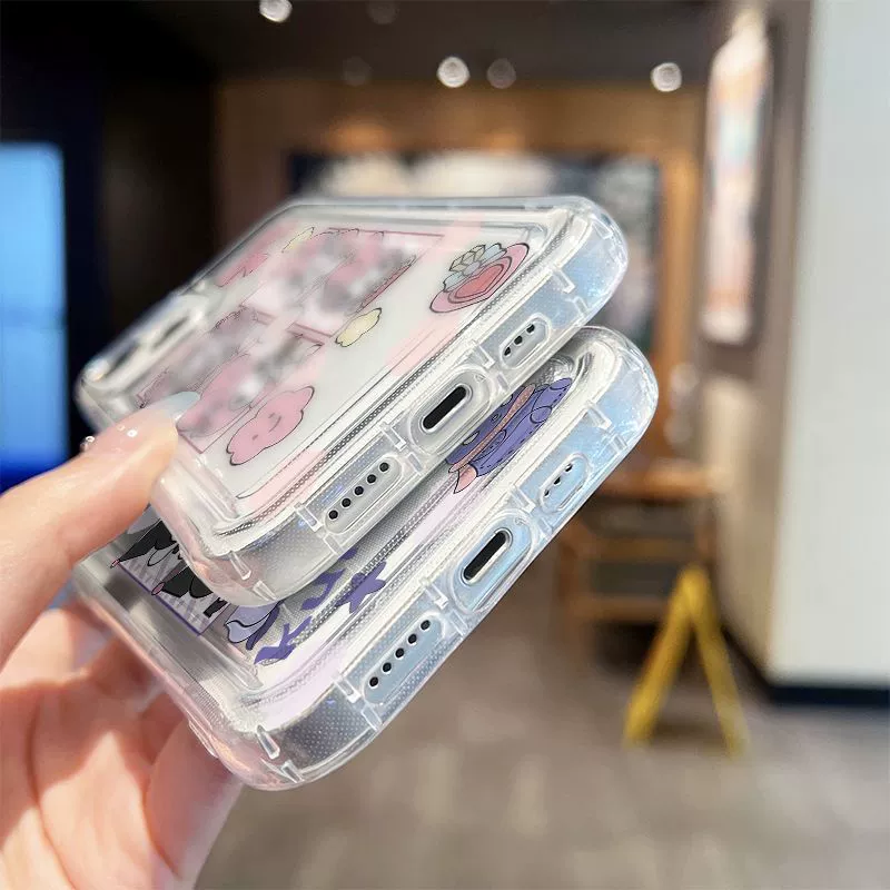 Apple, совместимо с iPhone 11, силиконовый защитный чехол, чехол для телефона, прозрачный мультяшный милый воздушный мешок, iphone, 15promax