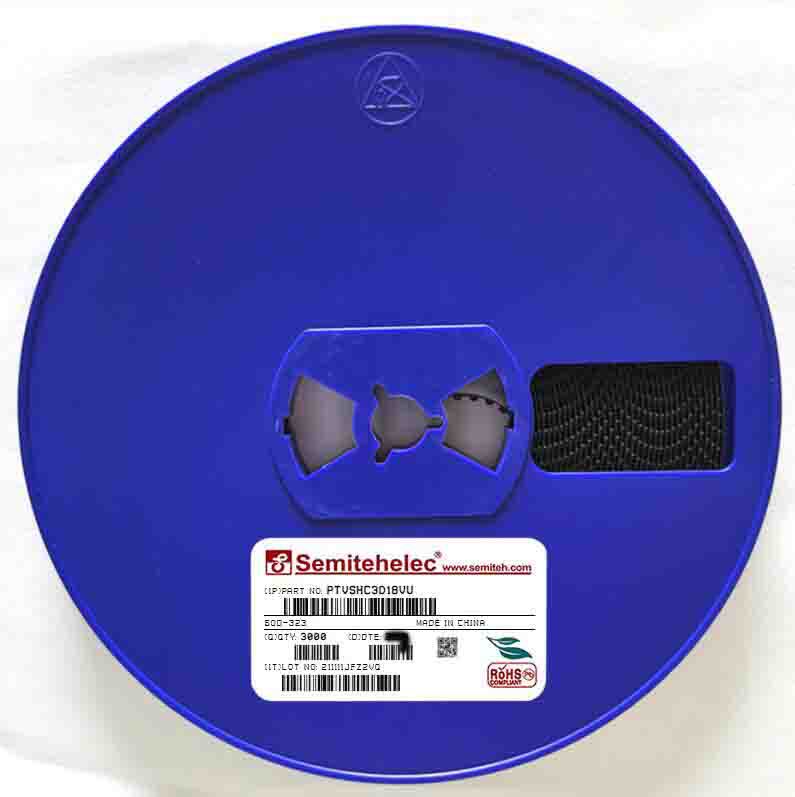 PTVSHC3D18VU ESD/TVS二极管 SOD-323 SEMITEH 全新原装正品