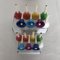 Orff children's percussion instrument, 8-tone color touch bell, melody bell, rainbow carillon, 8-tone bell