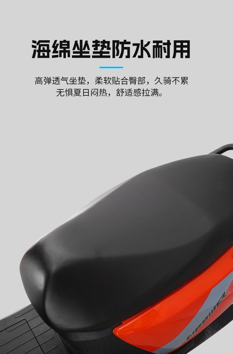 Long-Distance Running King Daniu 96V 3000W Dual Disc Brake Electric Scooter Battery Bike for Men and Women 72V Pedal Electric Motorcycle