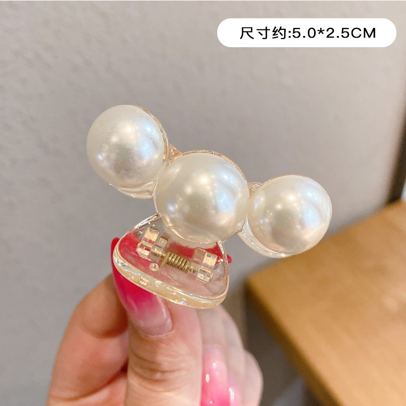 韓国風シャーククリップ、女性用の大きめのシンプルで多用途なヘアクリップ、ネットセレブのヘアアクセサリー、入浴用の後頭部のヘアクリップ|undefined