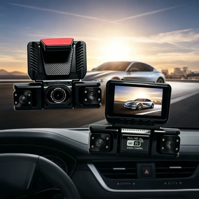 Driving recorder, WiFi mobile phone connectivity