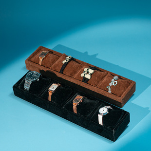 Ice Fleece pu Leather Single Layer Pillow Watch Dial Bracelet Display Plate Bracelet Storage Box Jewelry Box X20