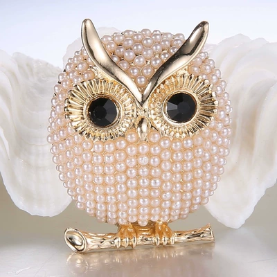 European and American Retro Owl Enamel: Yaxa sancaqları - style-7