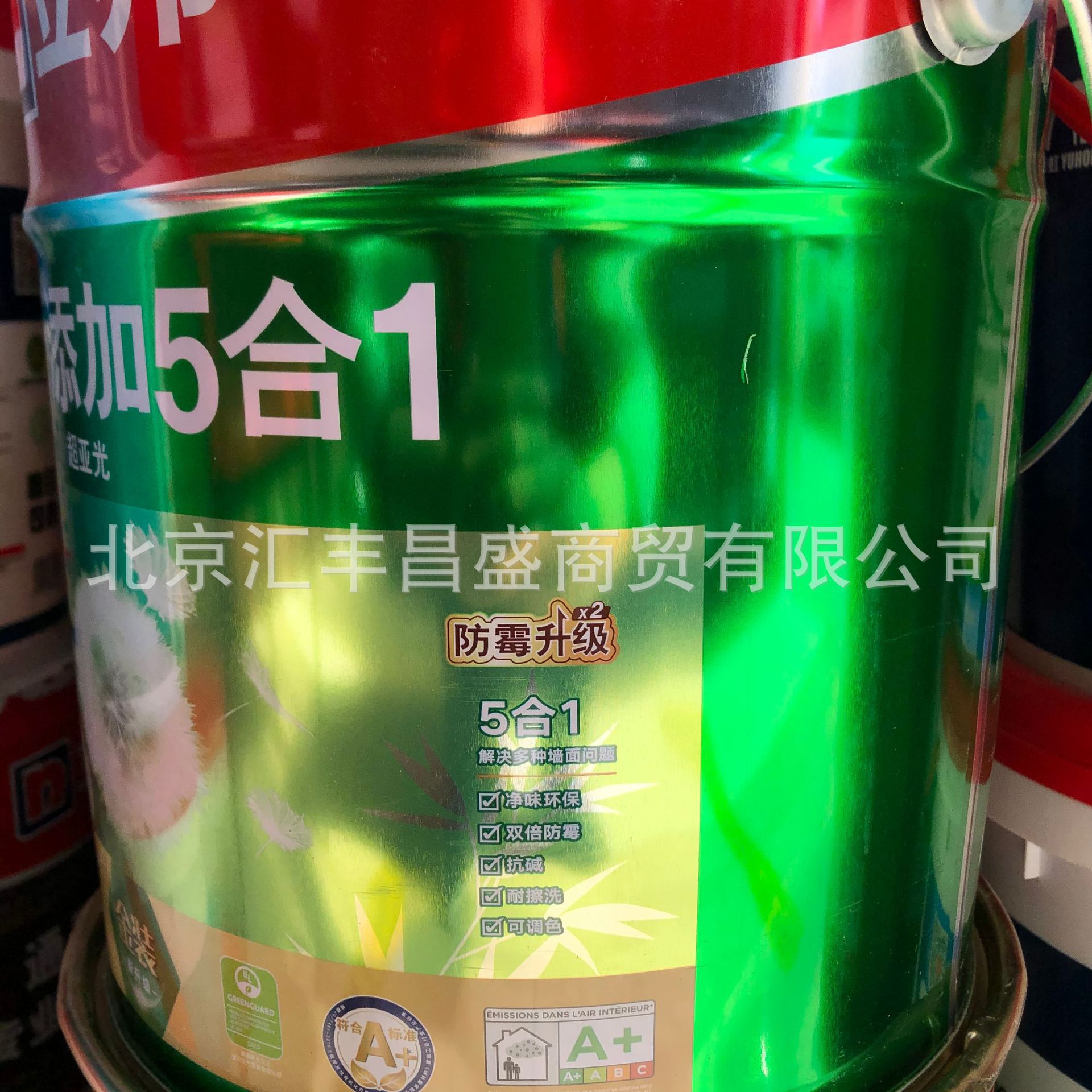 立邦漆立邦金装竹炭无添加净味五合一超亚光抗甲醛五乳胶漆墙漆