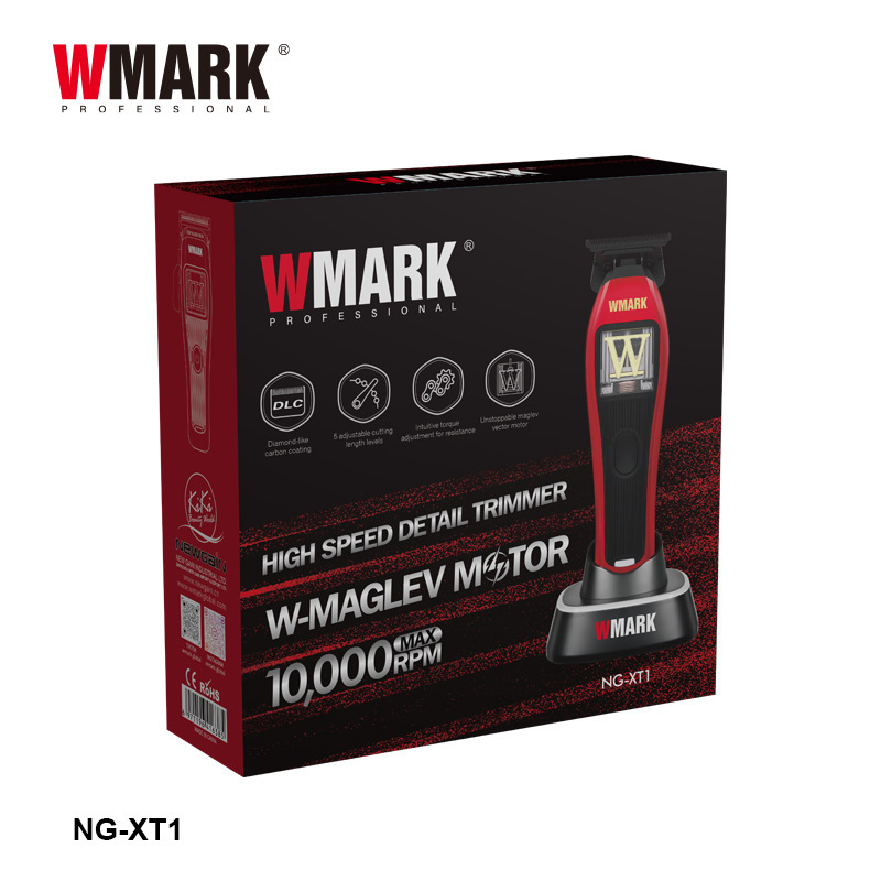 WMARK 磁気浮上ベクトルモーター彫刻バリカンプロフェッショナル高速電気バリカン DLC カッターヘッドバリカン NG-XT1|undefined