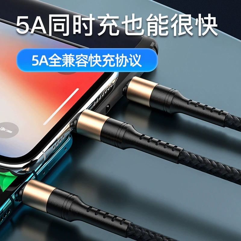 Совместимый с телефонами Huawei, Oppo, Vivo, кабель для зарядки, 5A, 3A, Android