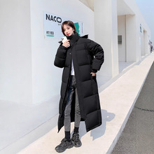长款羽绒服男女超长款过膝加厚冬季2025年新款时尚感百搭情侣中戏