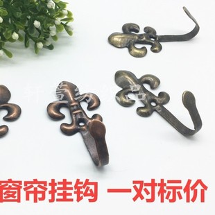 Curtain hook curtain accessories door and window hook wall hook factory direct small flower hook long-term special offer