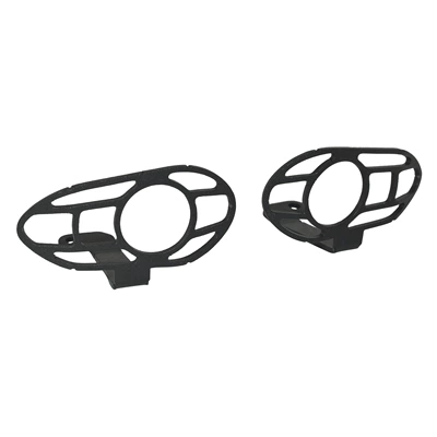 Motorcycle frame – chassis plate - turn-signal-protective-cover-black